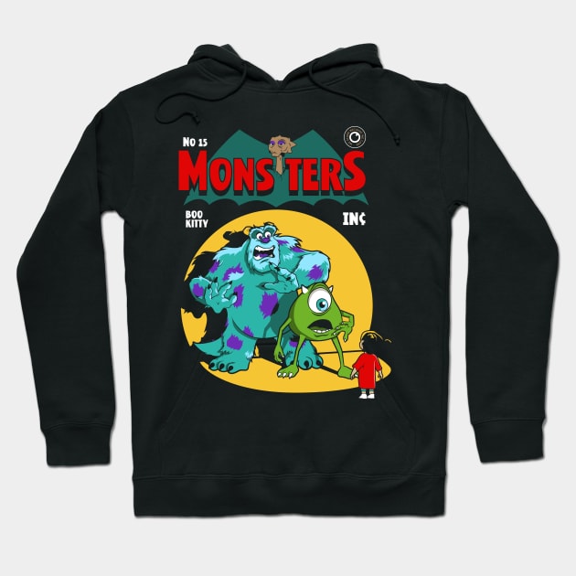 Mons-ters Inc Comic Hoodie by FOUREYEDESIGN